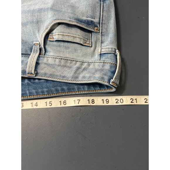 Old Navy Womens Plus Size 18 Plus Power Straight Jeans Light Wash Denim - Picture 6 of 11